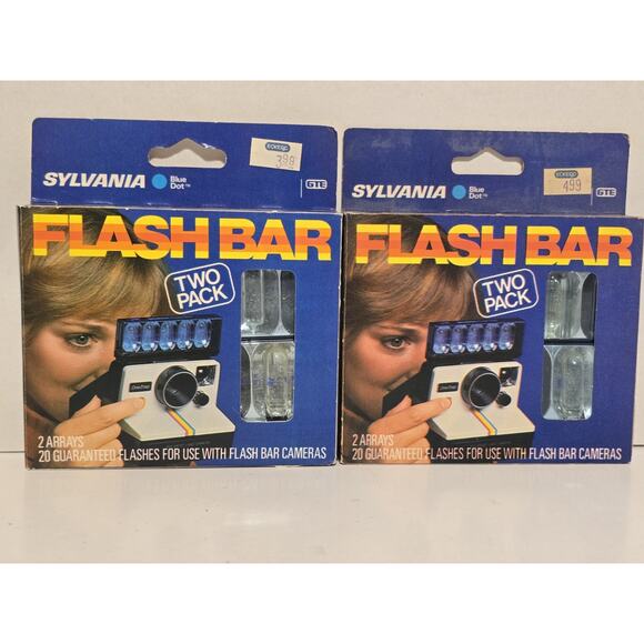 Sylvania Blue Dot Flash Bar - 2 - Two Packs - 40 Flashes - For Flash Bar Cameras - Picture 1 of 2